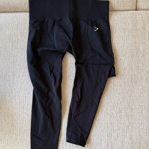 Gymshark Jet Black High-Waisted Leggings